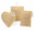 100% Natural Sun-Dried Loofah, Organic Exfoliating Bath Sponge & Body Scrubber for Men & Women, Deep Cleansing Luffa for Shower, Skincare & Body Care, Eco-Friendly & Biodegradable (Pack of 3)
